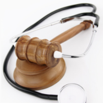 St Louis Long Term Disability Lawyer gavel and stethoscope